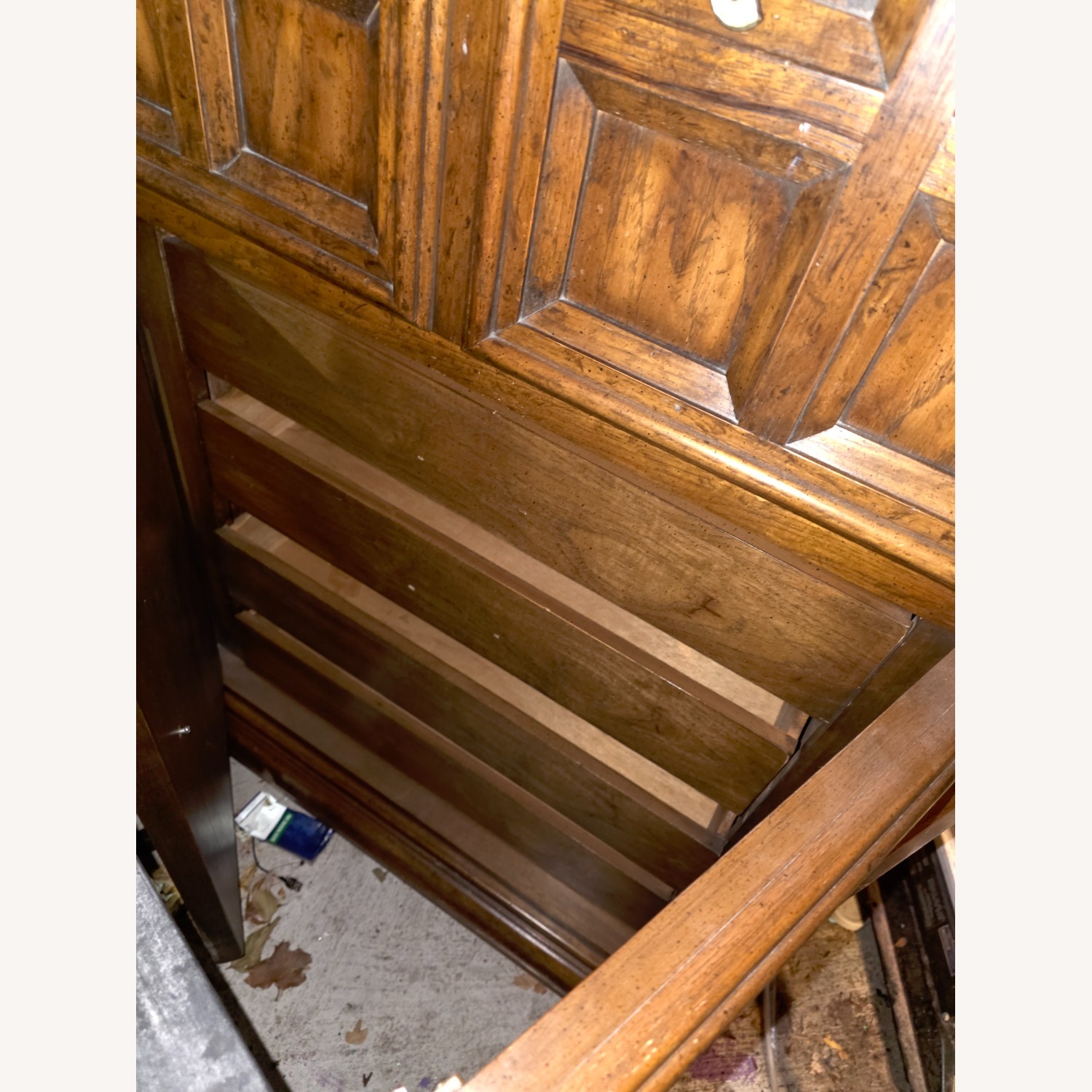 Drexel Mediterranean Classic 1970s Solid Wood Armoire & Cabinet - image-3