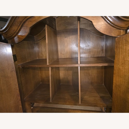 Used Drexel Mediterranean Classic 1970s Solid Wood Armoire & Cabinet for sale on AptDeco