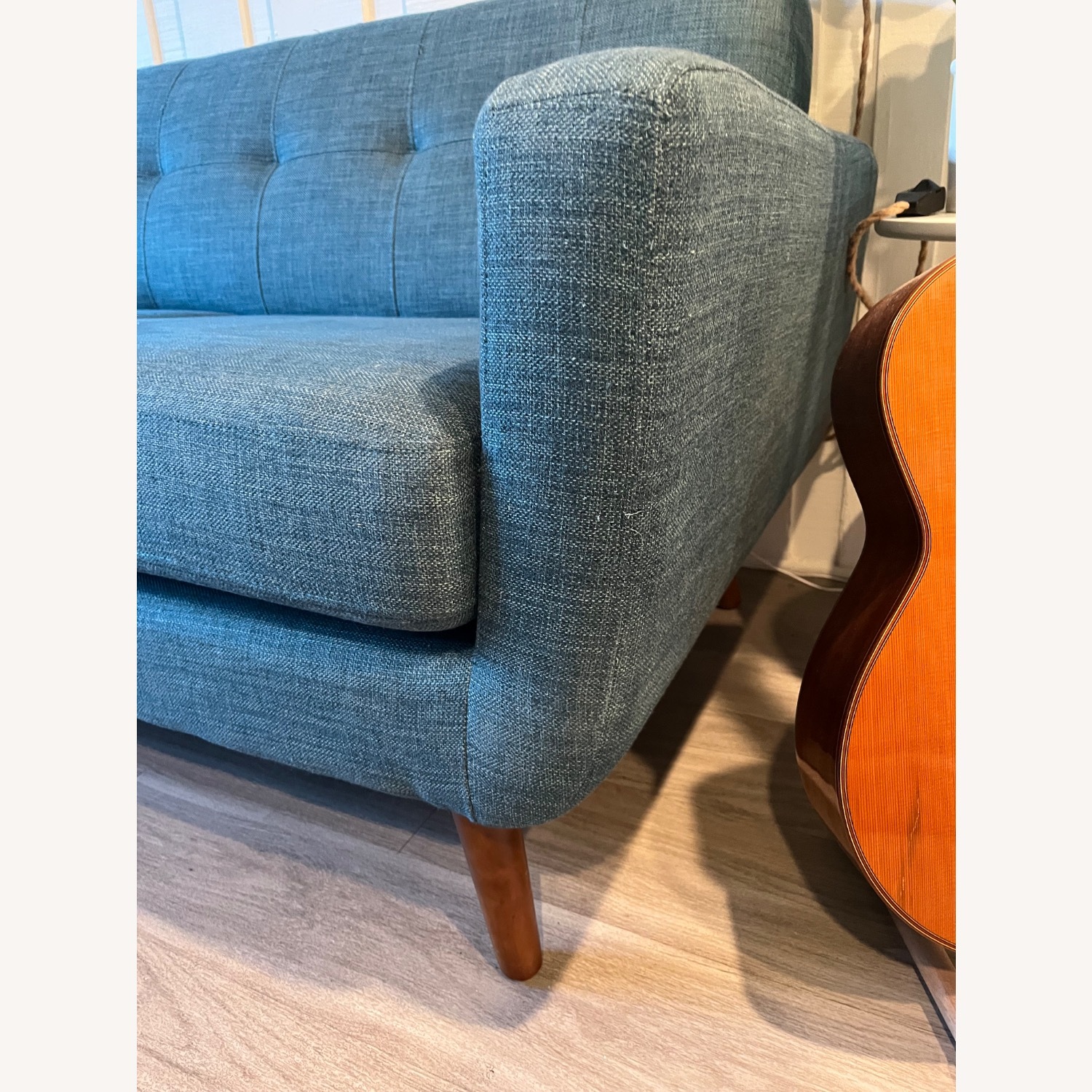 Bob's Discount Furniture Bettie Teal 65'' Loveseat - image-4