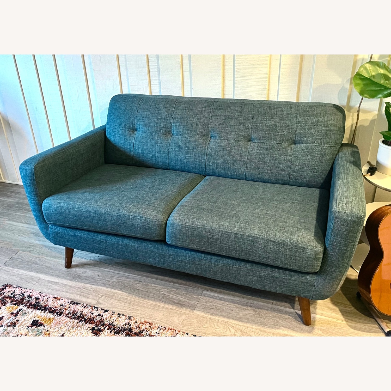 Bob's Discount Furniture Bettie Teal 65'' Loveseat - image-5