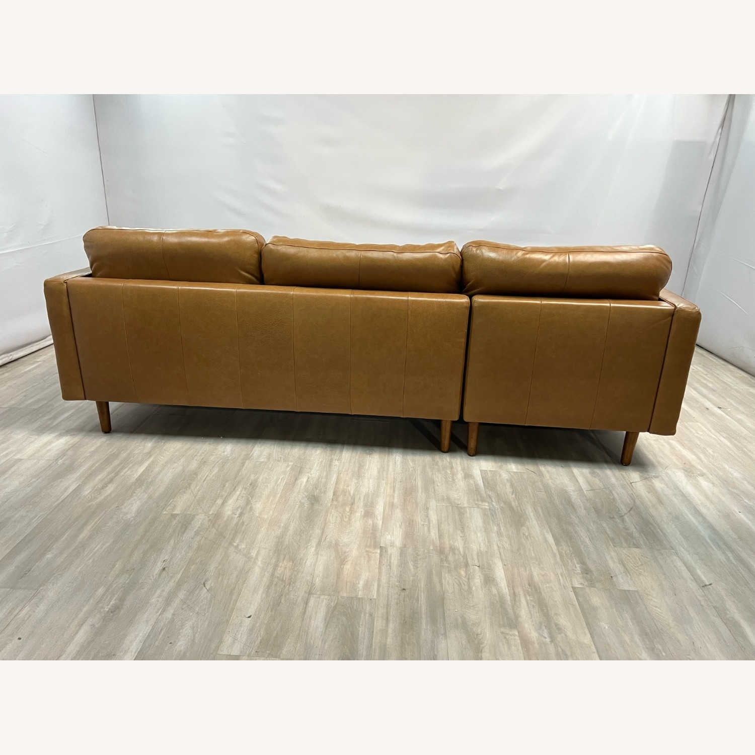 Castlery Madison Leather Chaise Sectional Sofa - image-7