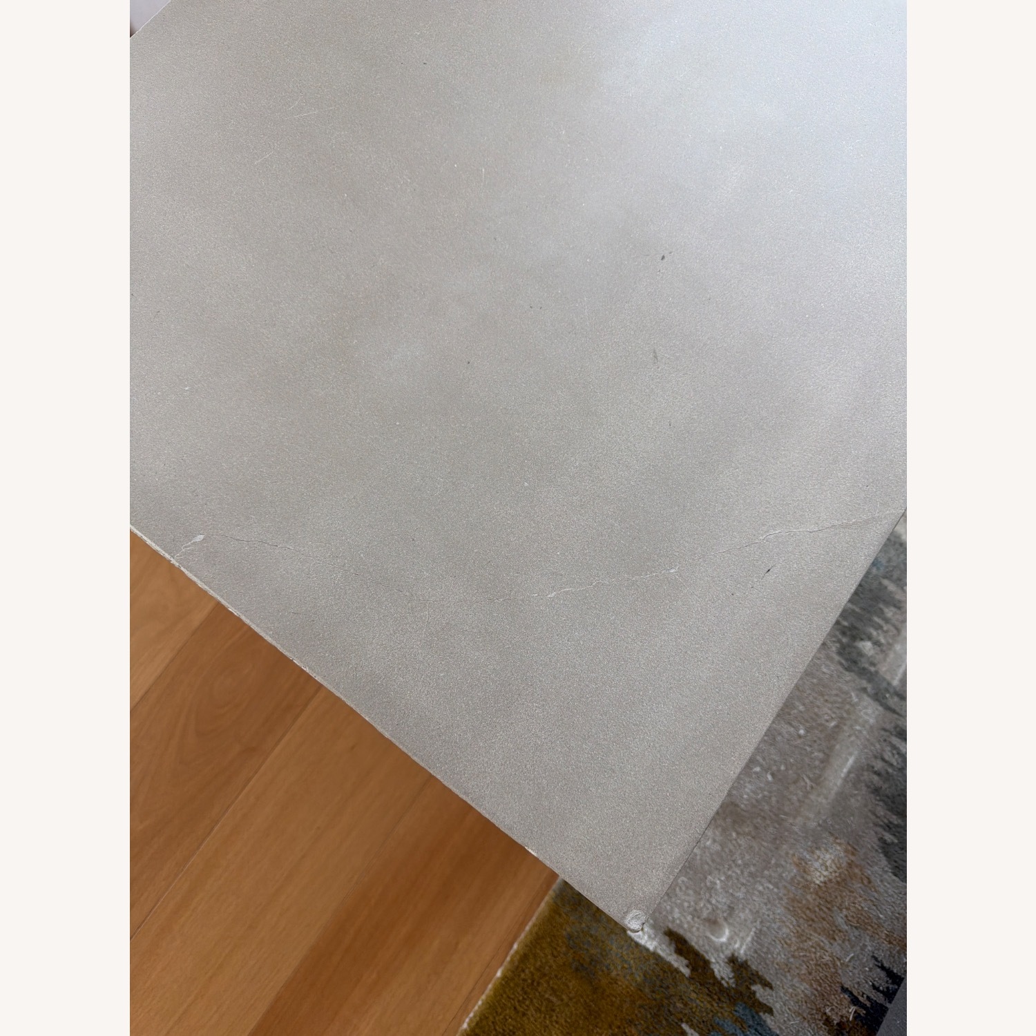 Light Gray Concrete Side Table - image-4