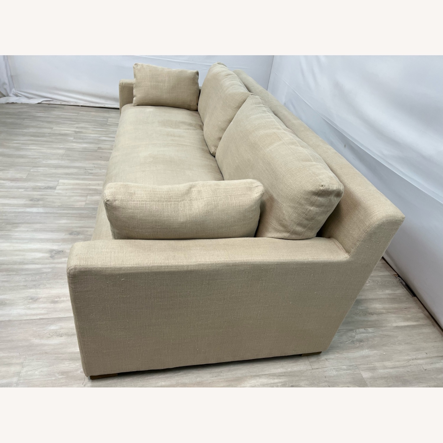 Restoration Hardware Belgian Track Arm Bench - image-4