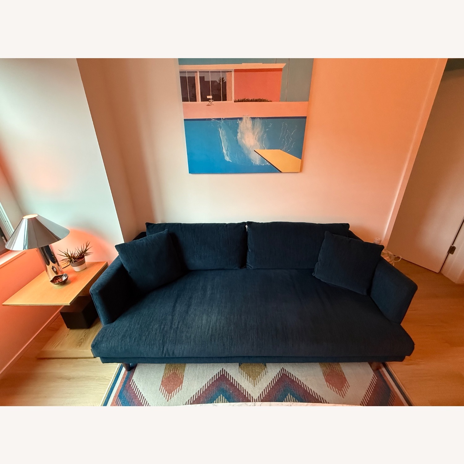 Joybird Lewis Sofa Blue 3+ Seater Sofa - image-2