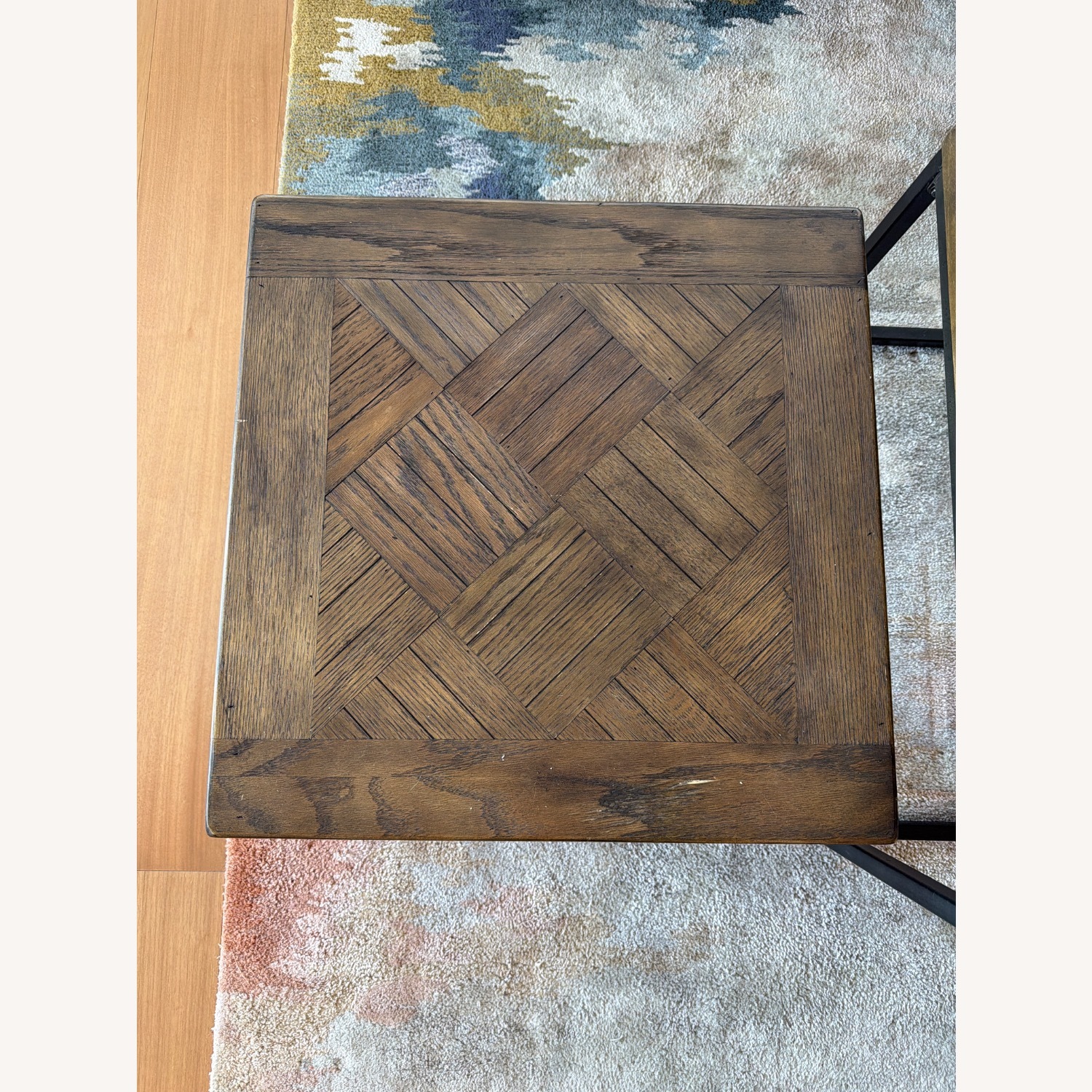 Vintage/Antique Dark Brown Coffee Table - image-3