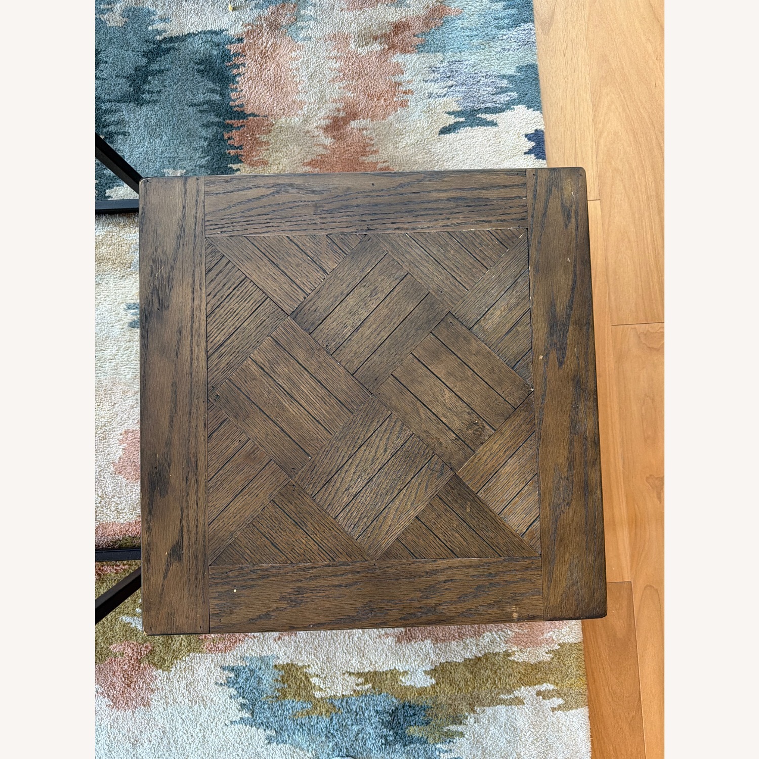 Vintage/Antique Dark Brown Coffee Table - image-4