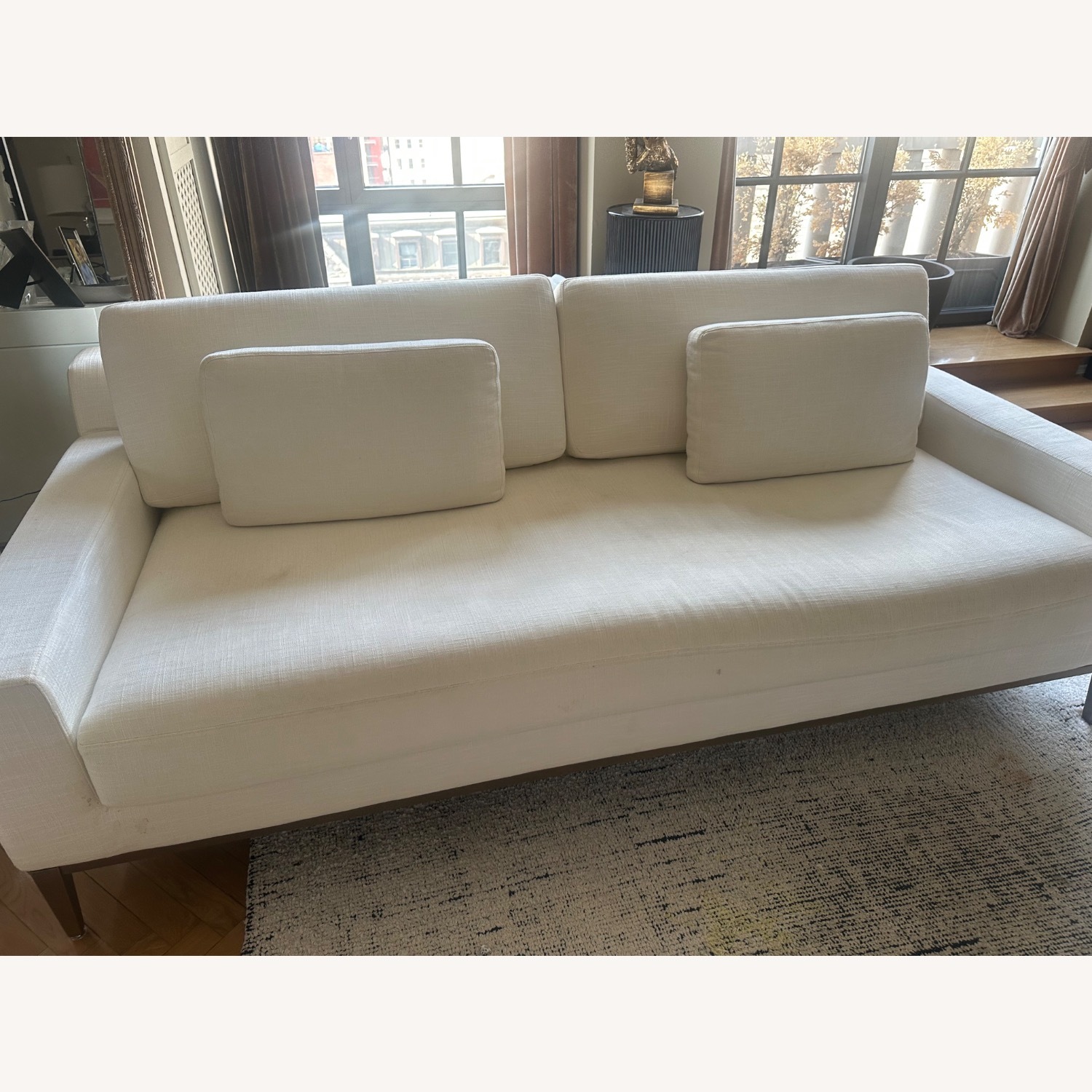 Restoration Hardware Italia Natural 3+ Seater Sofa - image-3