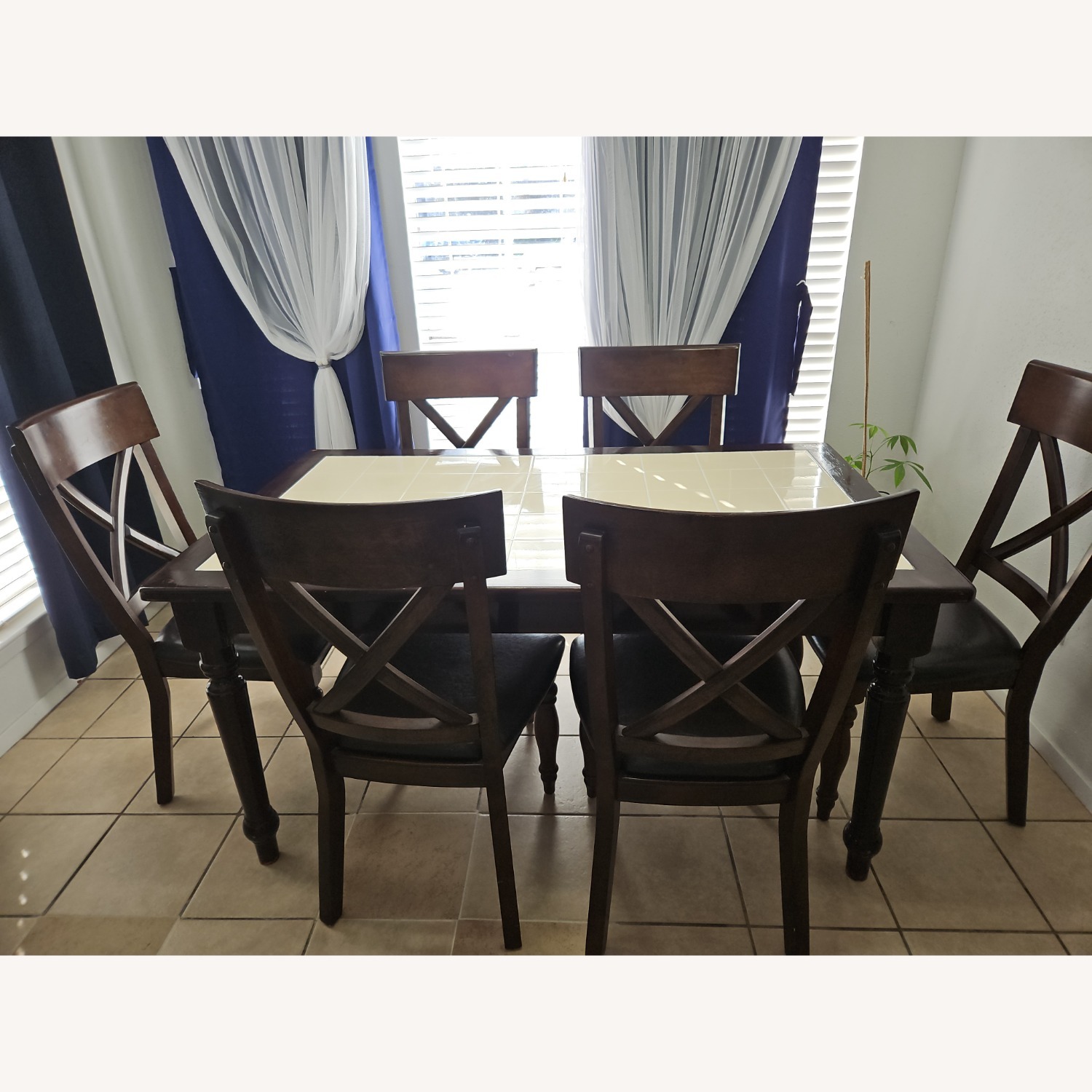 Rooms To Go Dark Brown Wood Dining Chairs - image-11