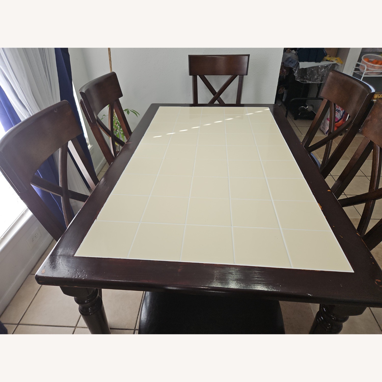 Rooms To Go Dark Brown Wood Dining Chairs - image-9