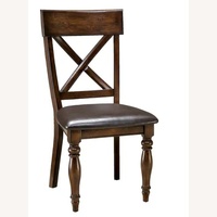 Rooms To Go Dark Brown Wood Dining Chairs