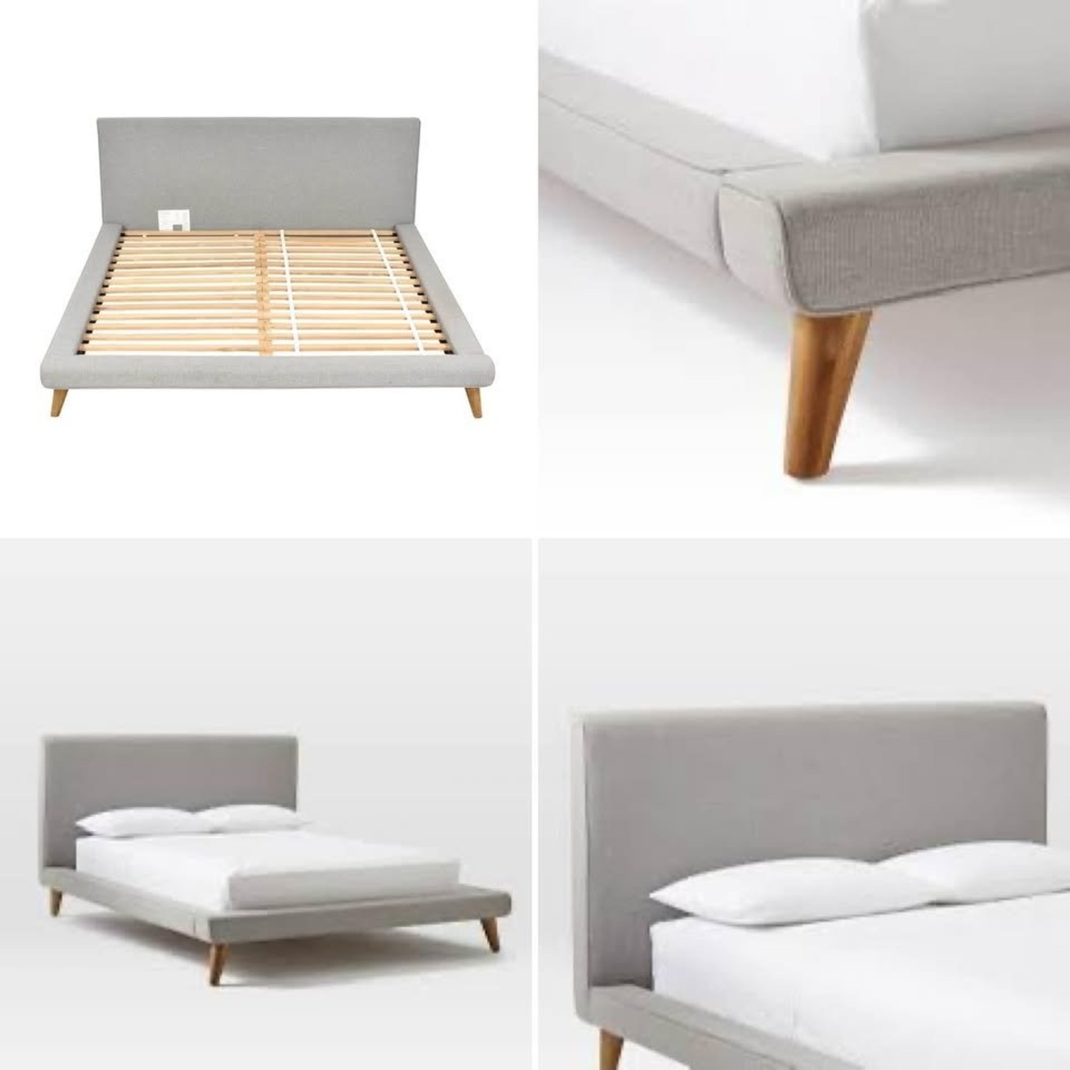 West Elm Mod Upholstered Platform Bed - image-2