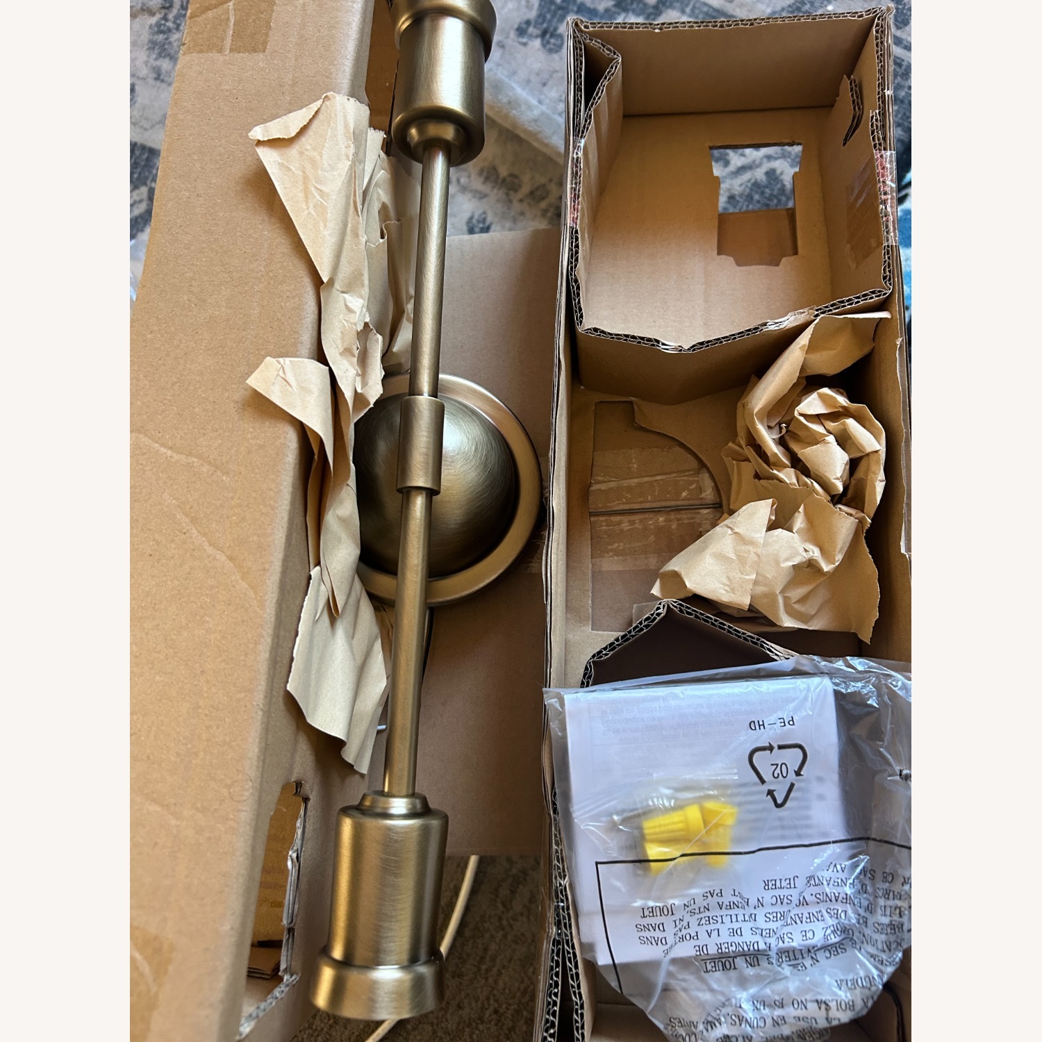 Kichler Armstrong Natural Brass Wall Lamp - image-4