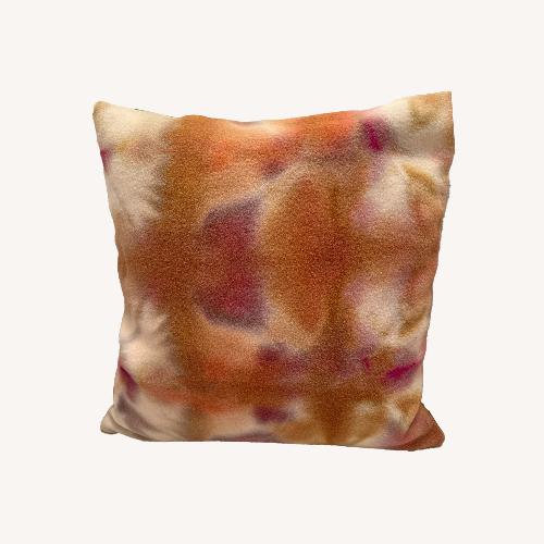 Used ABC Home Throw Pillow Tie-Dye/Olive Green for sale on AptDeco