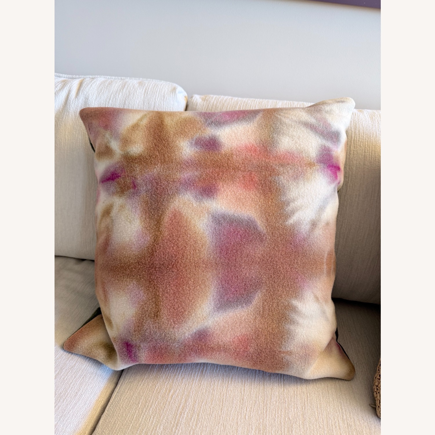 ABC Home Throw Pillow Tie-Dye/Olive Green - image-2