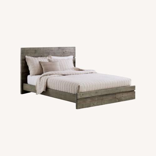 Used West Elm Emmerson Grey Wood Bed for sale on AptDeco