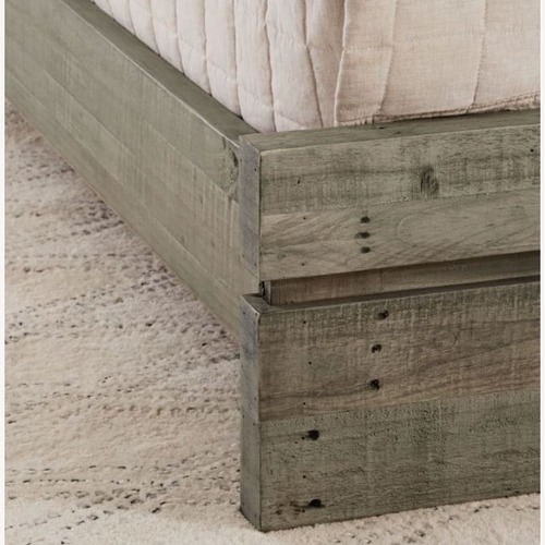 Used West Elm Emmerson Grey Wood Bed for sale on AptDeco
