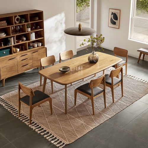 Used Casterly Oak Dining Table  for sale on AptDeco