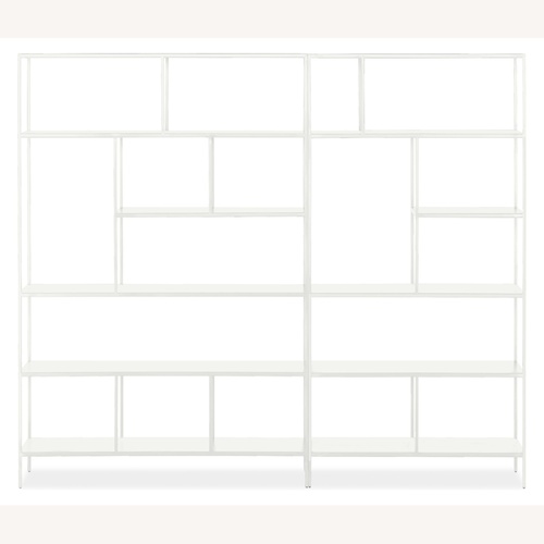 Used Room & Board Foshay Wall Unit Timeless Steel Pair for sale on AptDeco