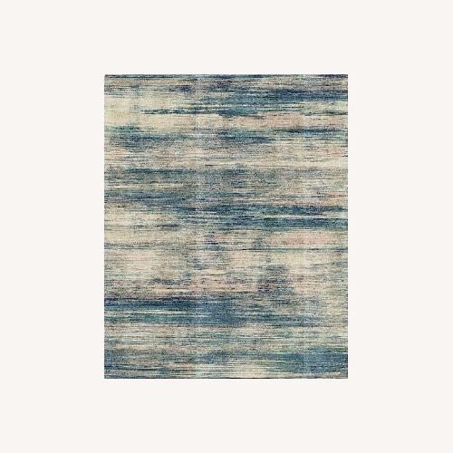 Used West Elm Verve Blue Area Rug 8' x 10' for sale on AptDeco