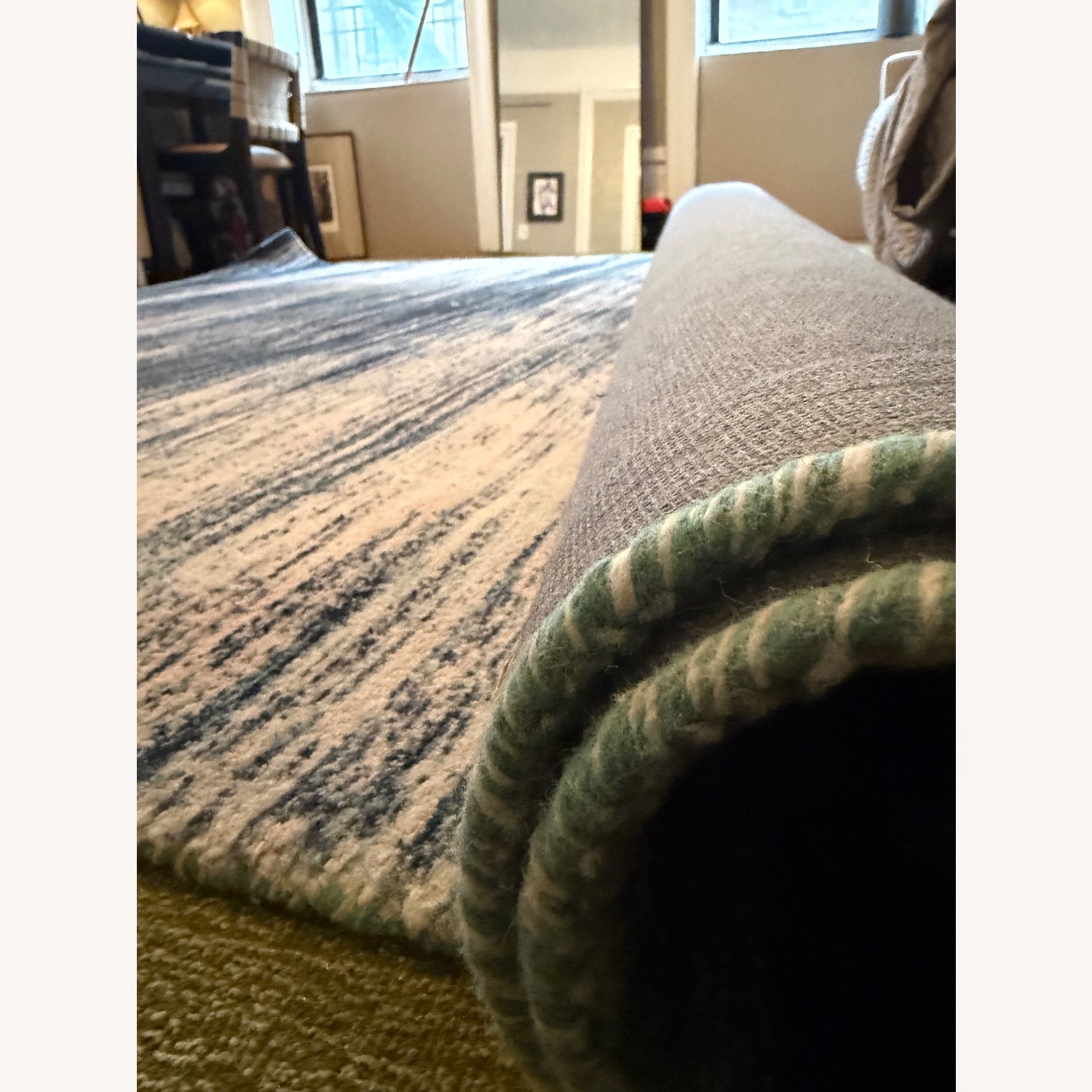 West Elm Verve Blue Area Rug 8' x 10' - image-2