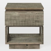 West Elm Emmerson Modern Reclaimed Wood Nightstand