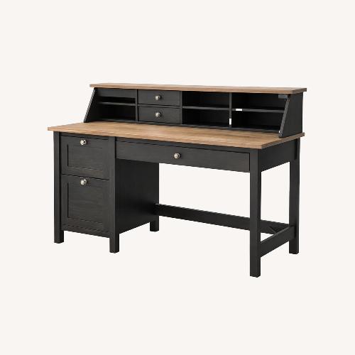 Used Bush Mayfield Dark Brown Desk for sale on AptDeco