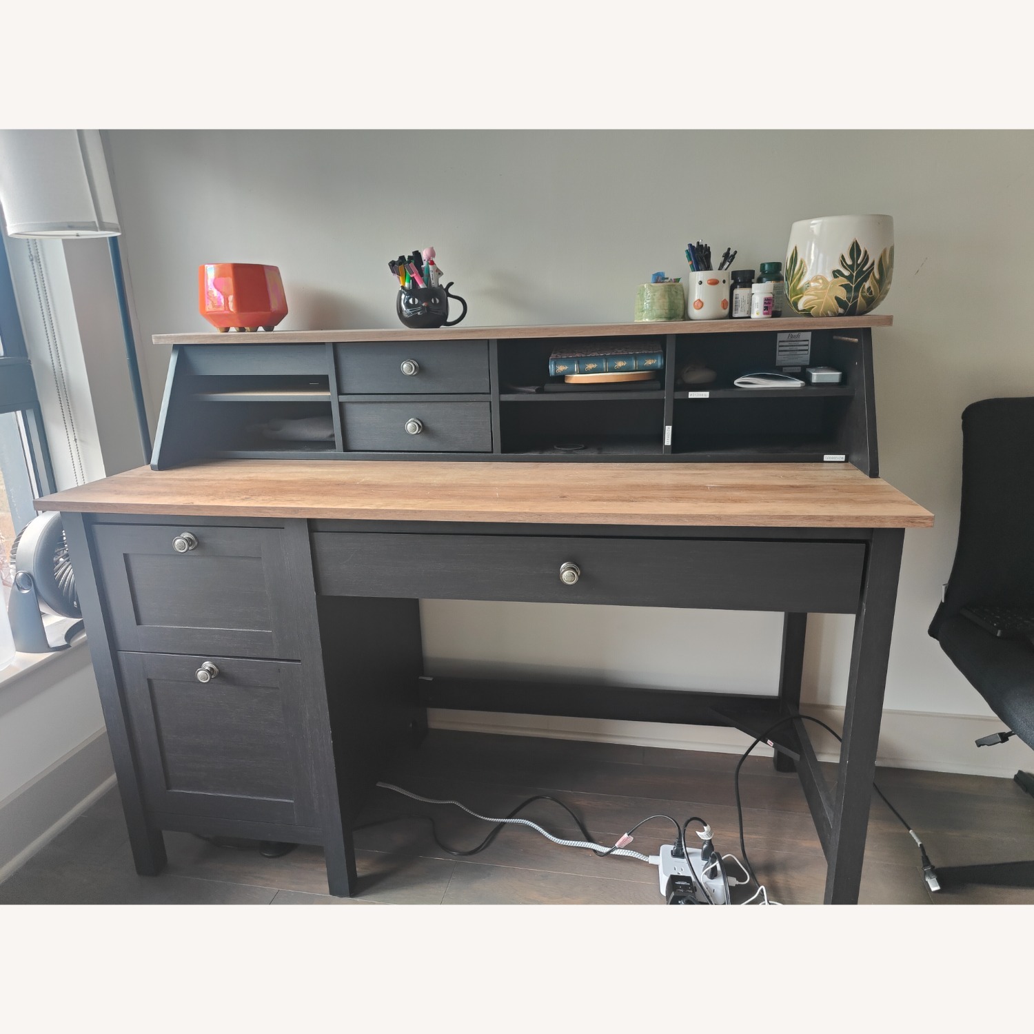Bush Mayfield Dark Brown Desk - image-1