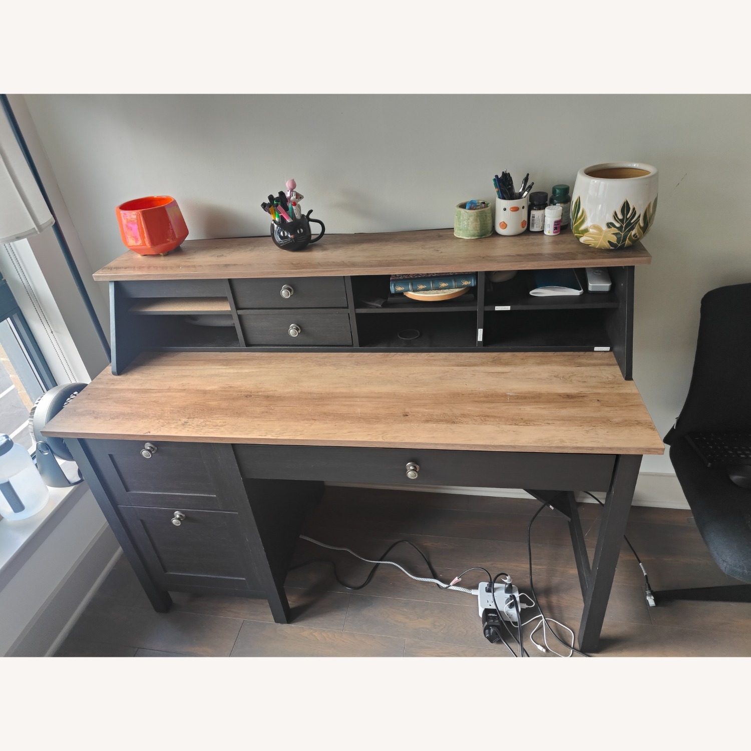 Bush Mayfield Dark Brown Desk - image-2