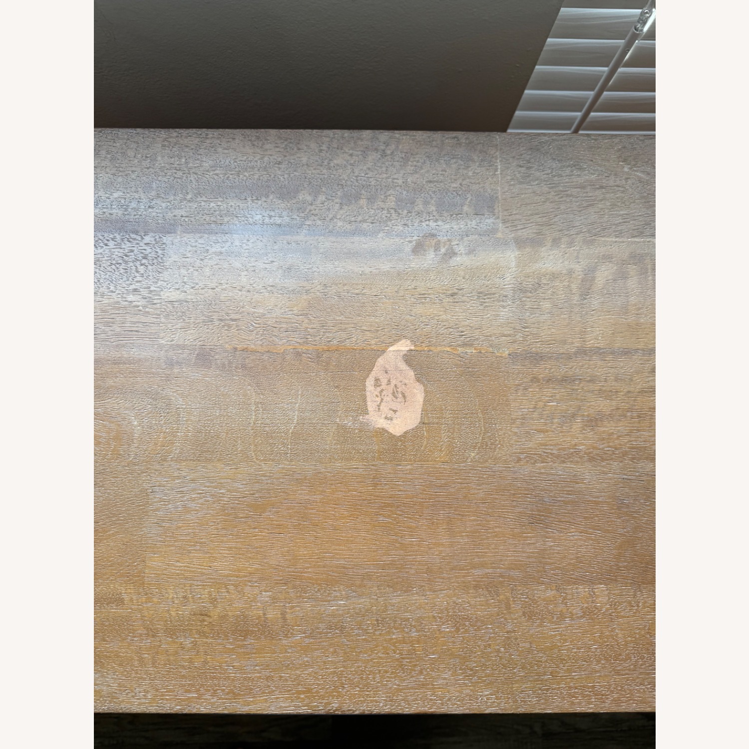 Crate & Barrel Basque 68" Weathered Light Brown Solid Wood Credenza - image-8