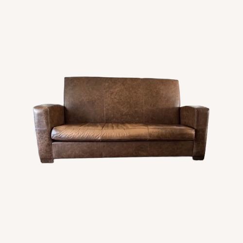 Used Roger + Chris Leather Couch  for sale on AptDeco