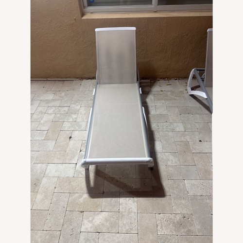 Used Amazon Purple Leaf Patio Chaise Lounge Chair for sale on AptDeco