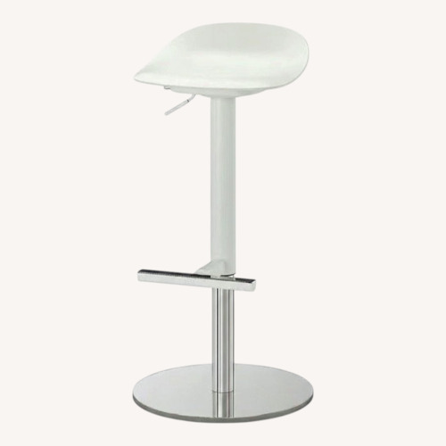 Used IKEA Janinge White Stool for sale on AptDeco