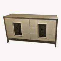 Monaco Luxe Geometric Dresser with Mirror