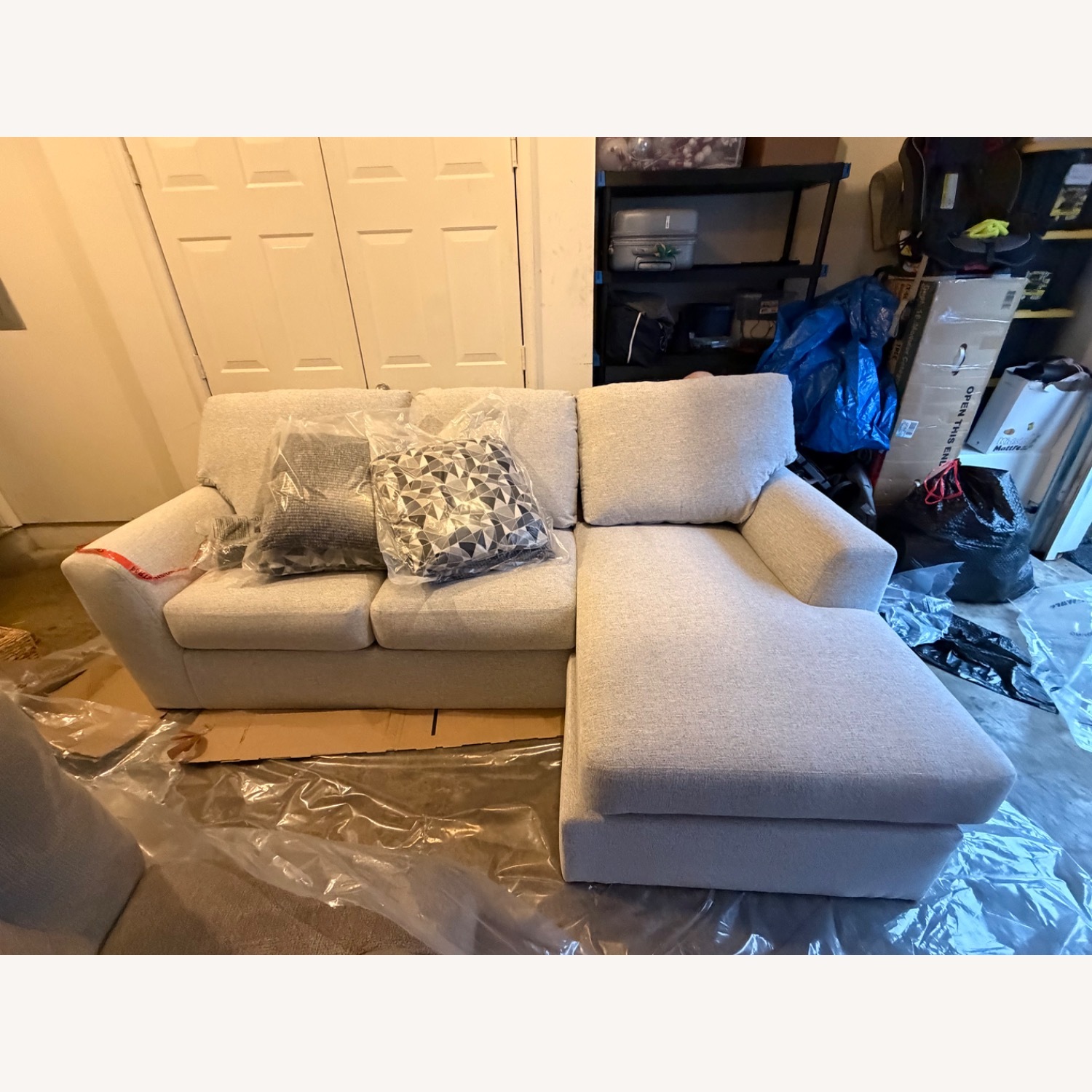 Ashley Furniture Light Gray 3+ Piece Sectional - image-4