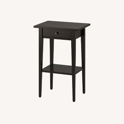 Used IKEA HEMNES Black Nightstand (Set of 2)  for sale on AptDeco
