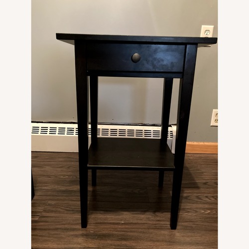 Used IKEA HEMNES Black Nightstand (Set of 2) for sale on AptDeco