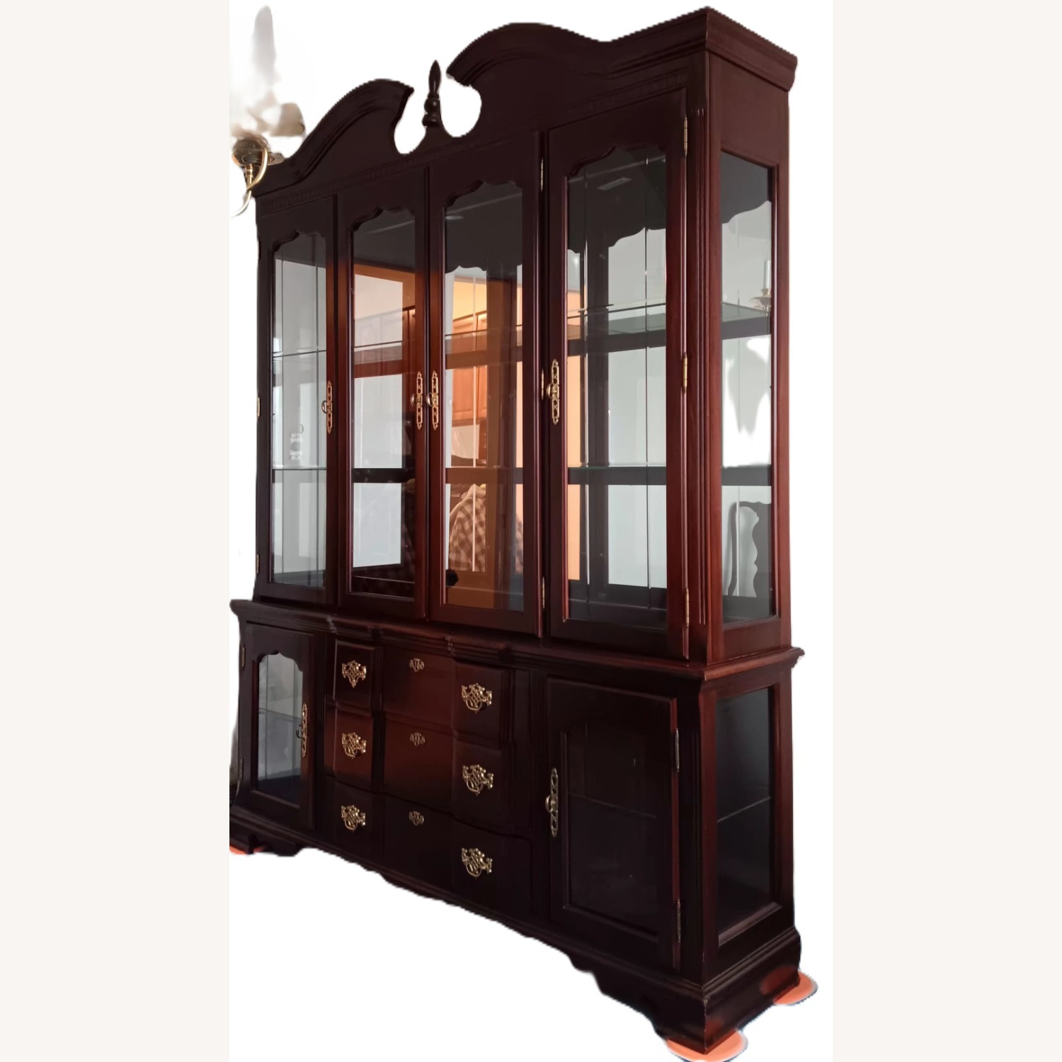 Vintage Singer Furniture China Cabinet - image-3