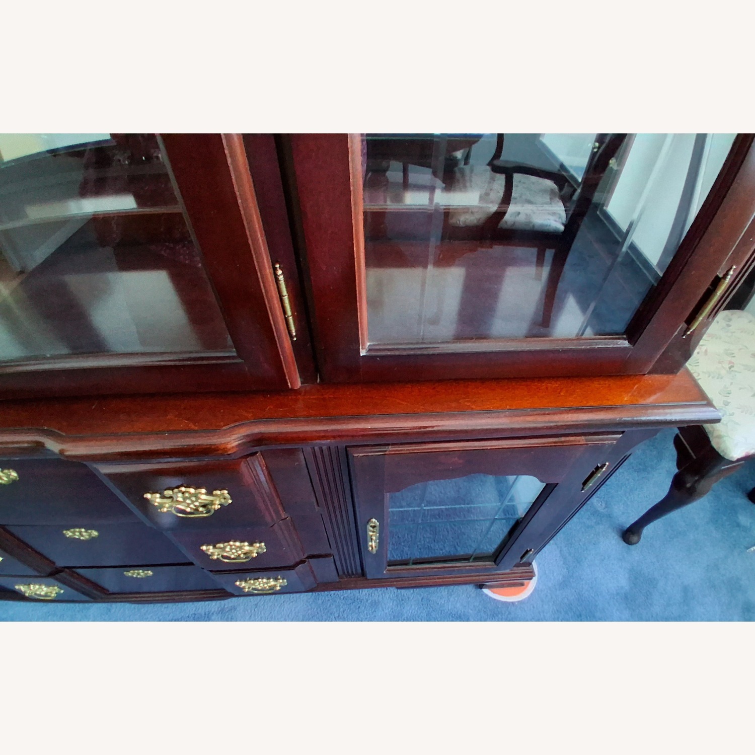 Vintage Singer Furniture China Cabinet - image-22