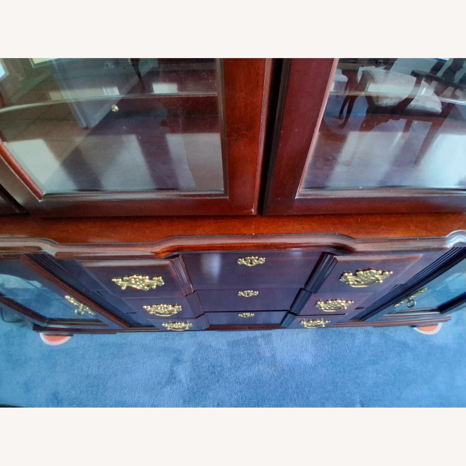 Vintage Singer Furniture China Cabinet - image-21