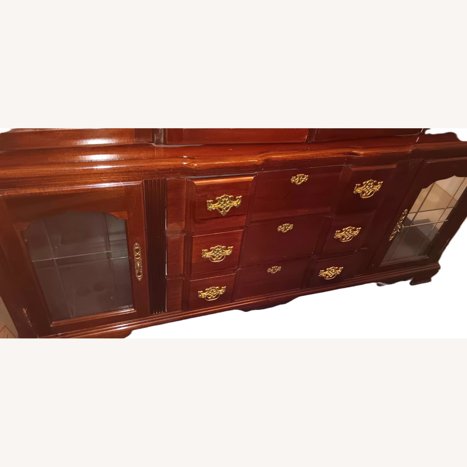 Vintage Singer Furniture China Cabinet - image-7