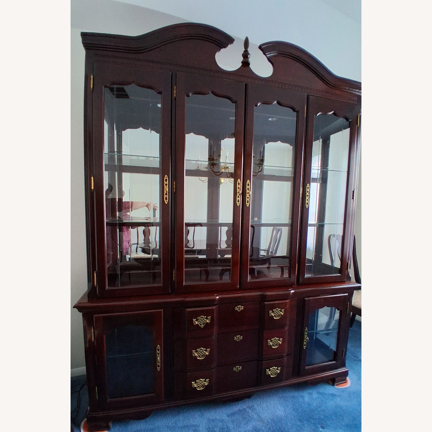 Vintage Singer Furniture China Cabinet - image-19