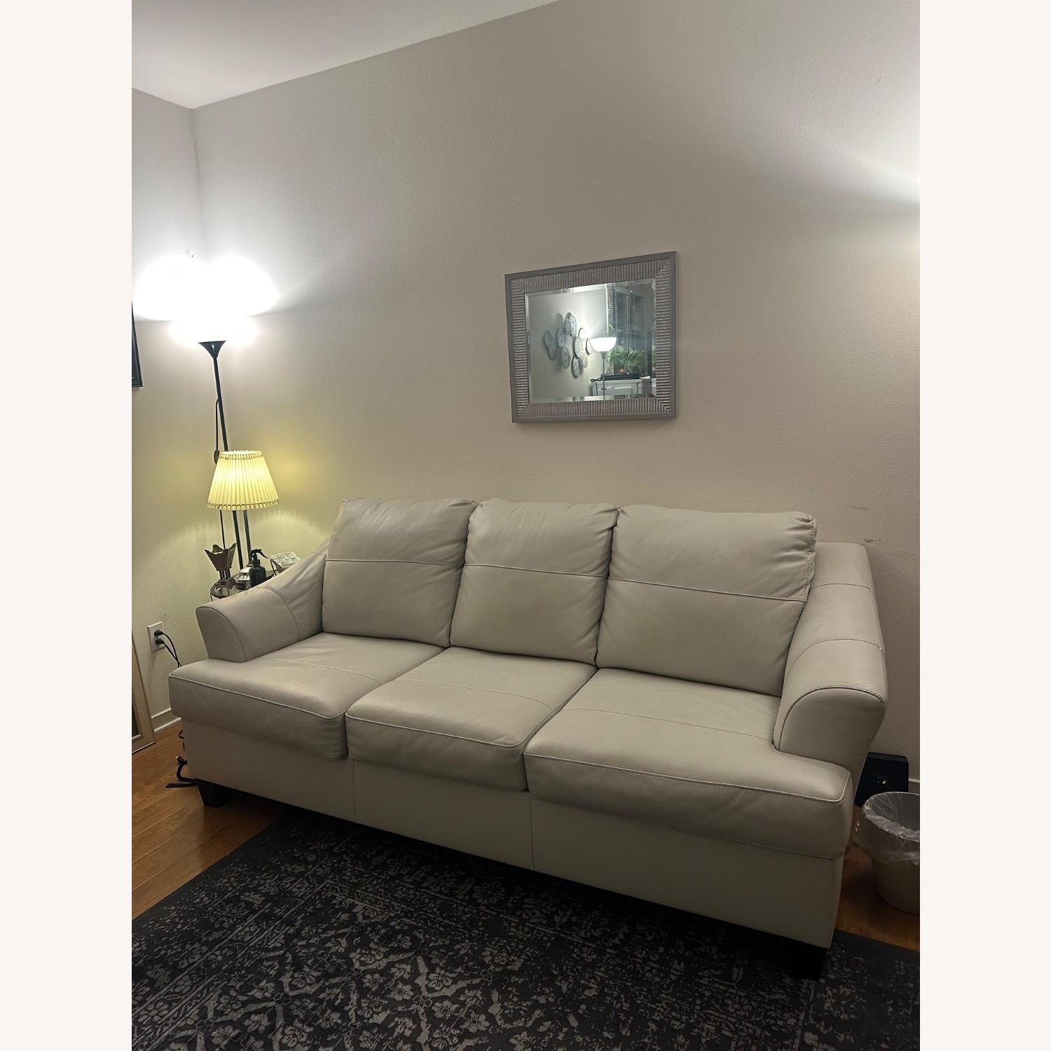 Raymour & Flanigan  Light Gray 3+ Seater Sofa - image-1