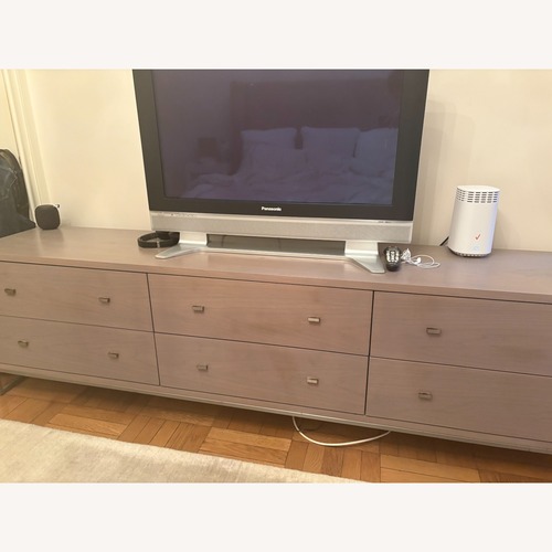 Used Desiron Arte Dresser - 6 Drawer Grey Wood for sale on AptDeco