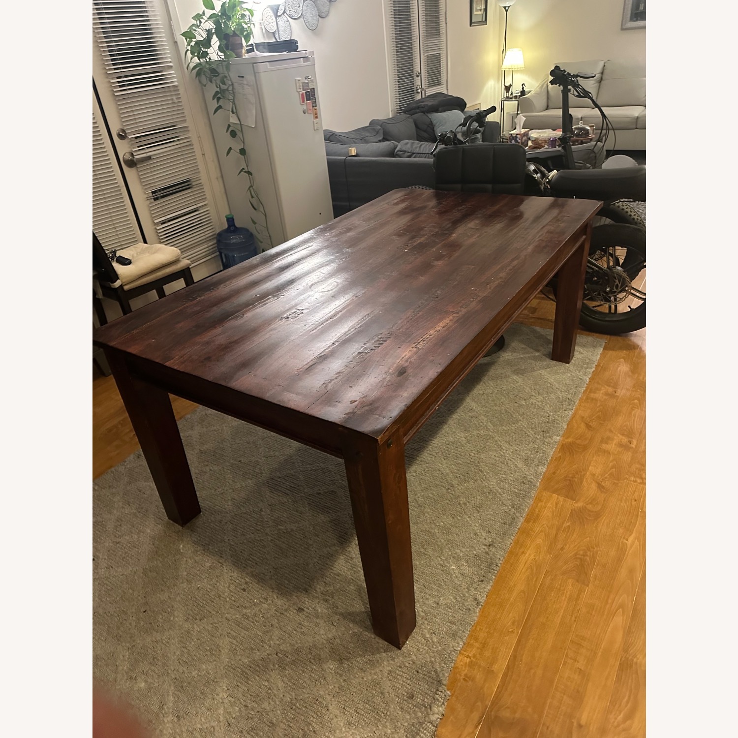 James Martin Dark Brown Wood Dining Table - image-6