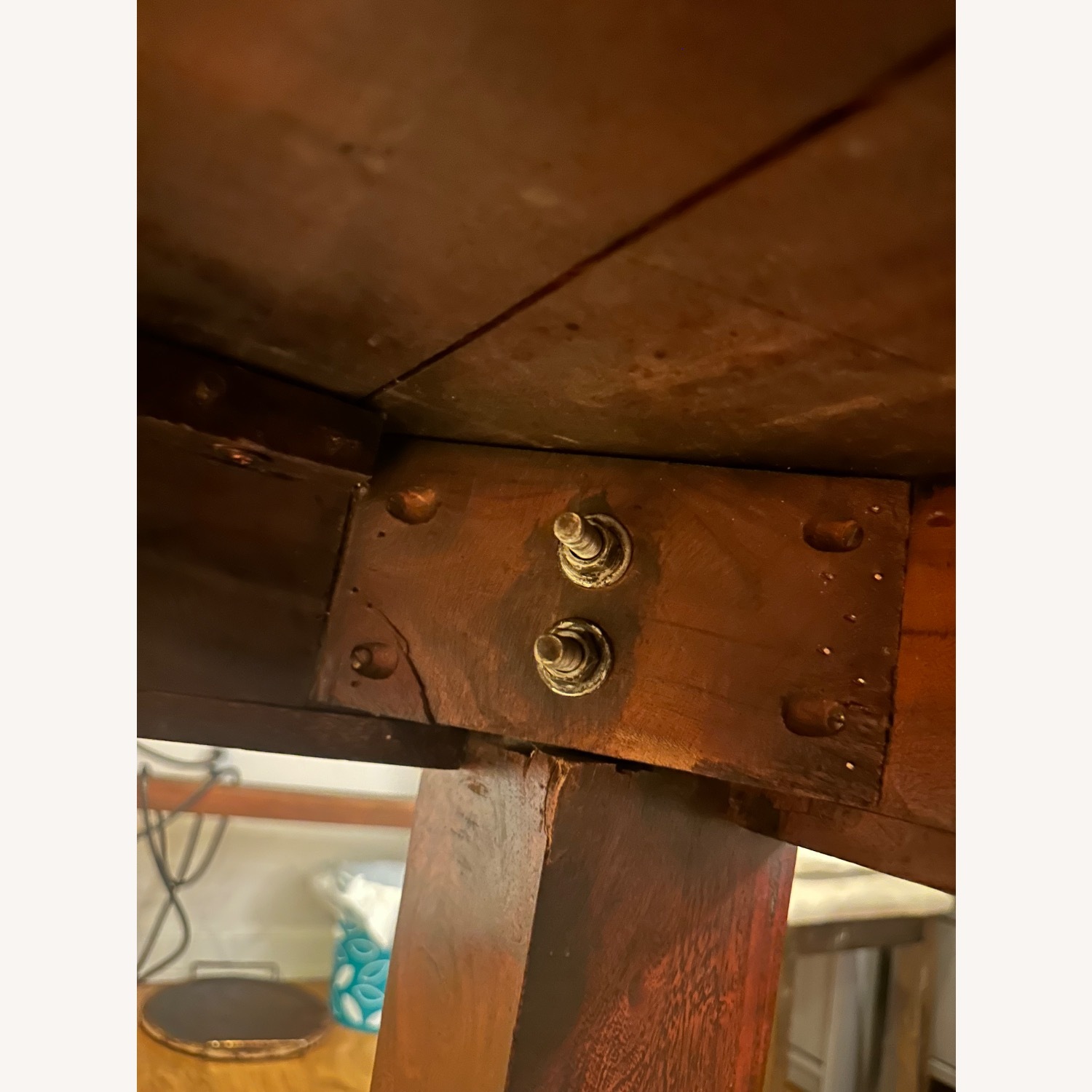 James Martin Dark Brown Wood Dining Table - image-4