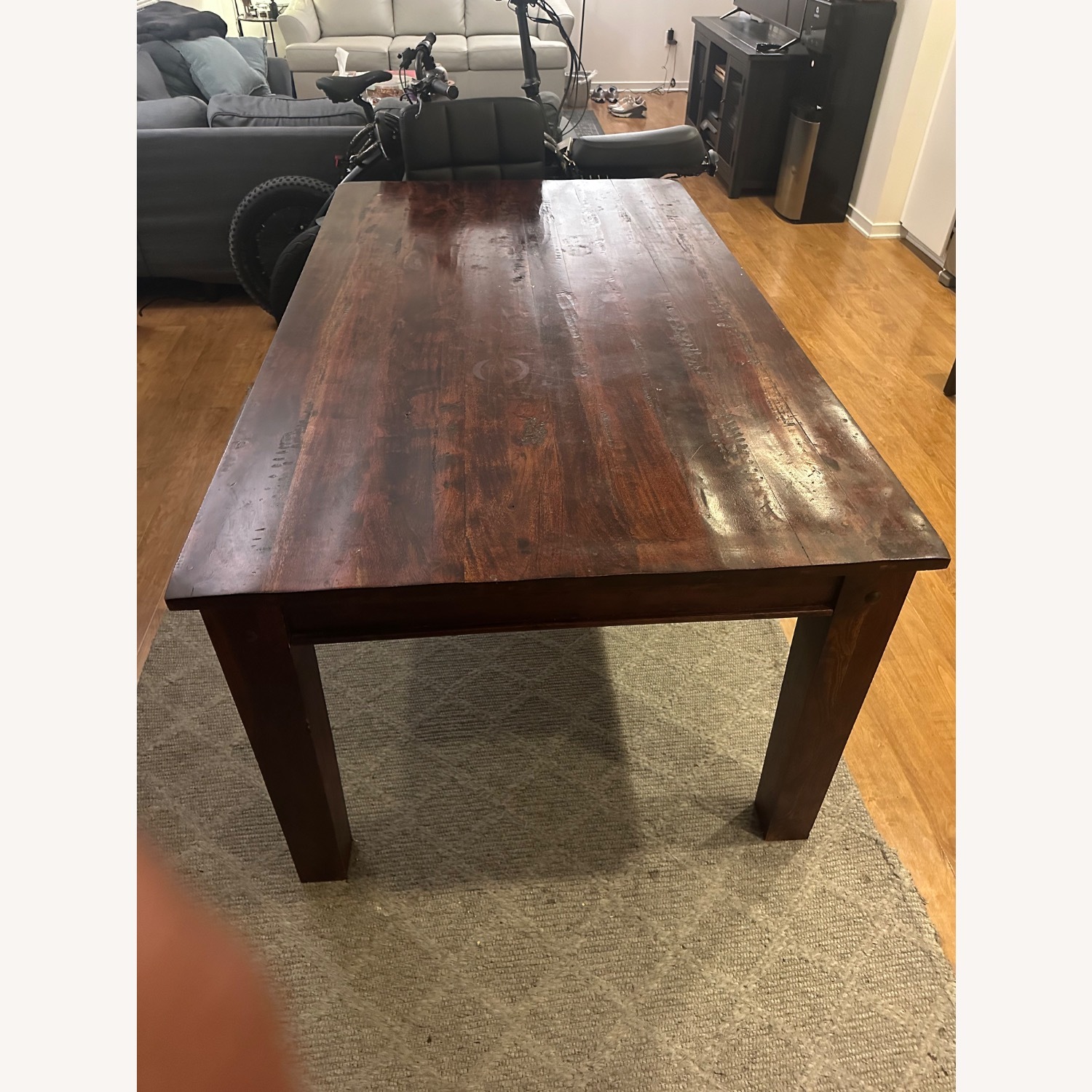 James Martin Dark Brown Wood Dining Table - image-15