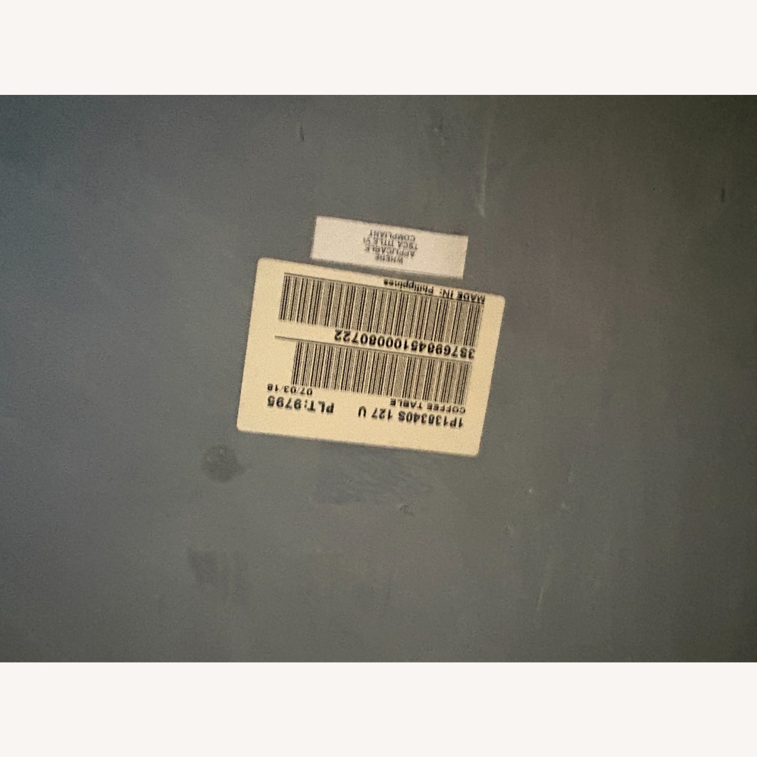 Ethan Allen White Stone Coffee Table - image-6