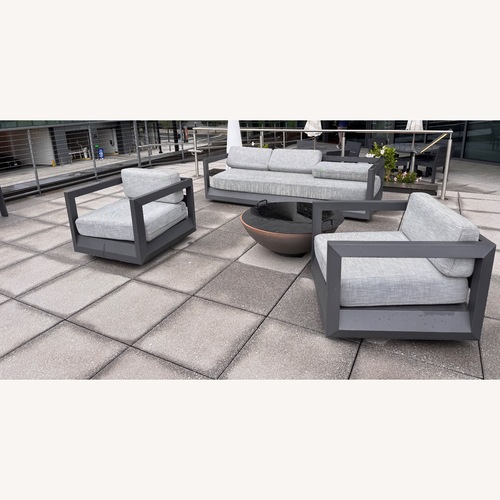 Used Restoration Hardware Paloma Aluminum Lounge Set  for sale on AptDeco