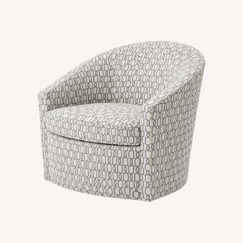Used Ethan Allen Baylee Barrel-Back Swivel Chair for sale on AptDeco