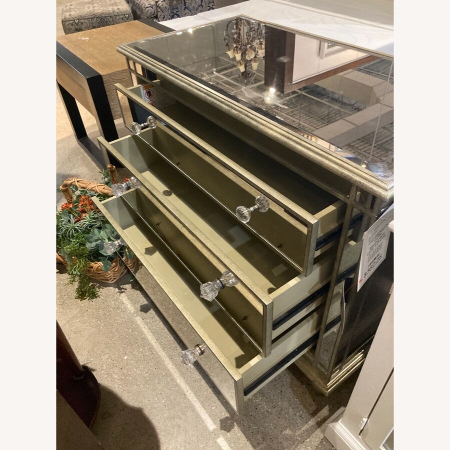 Masterpiece Laflin 3-Drawer Mirrored Dresser - image-3
